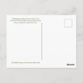 ハッピーナショナルトレイルデー！ポストカード ポストカード (裏面)