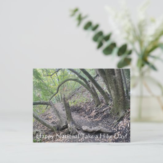 ハッピーナショナルハイキングの日! ポストカード (スタンド正面)