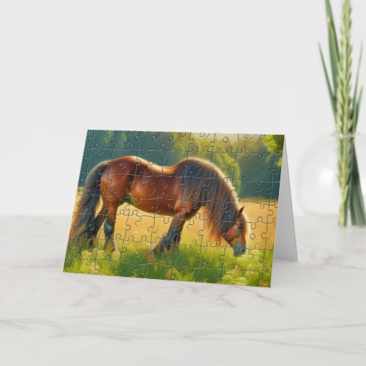 ハッピーナショナルパズルの日 カード (正面)