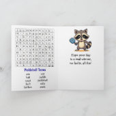 ハッピーナショナルピックルボールデー | 8月8日 カード (内部)