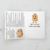 ハッピーナショナルピーナッツバターフッジデー | 11月20日 カード (内部)