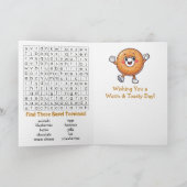 ハッピーナショナルベーグルデー | 2月9日 カード (内部)