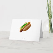 ハッピーナショナルホットドッグの日7月休日 シーズンカード (裏面)