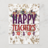 ハッピーナショナル先生デーフローラ評価 シーズンポストカード (正面)