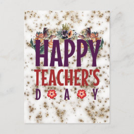 ハッピーナショナル先生デーフローラ評価 シーズンポストカード