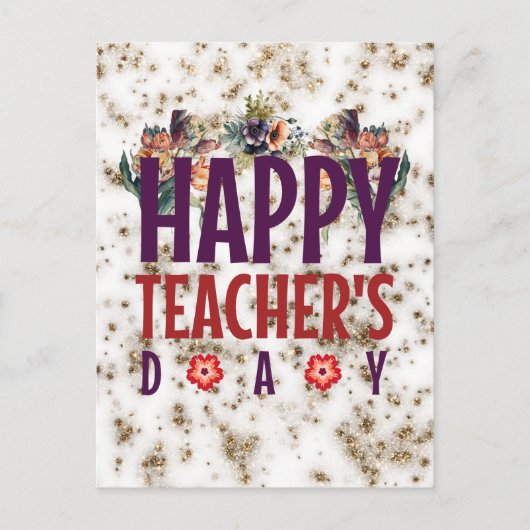 ハッピーナショナル先生デーフローラ評価 シーズンポストカード (正面)