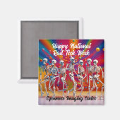 ハッピーナショナル素晴らしいテックウィーク マグネット (正面/裏面)