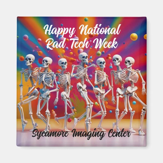 ハッピーナショナル素晴らしいテックウィーク マグネット (正面)