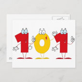 ハッピーナンバー101 ポストカード (正面/裏面)