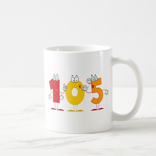 ハッピーナンバー105 コーヒーマグカップ (右)