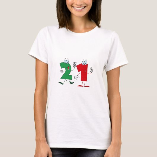 ハッピーナンバー21 Tシャツ (正面)