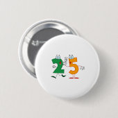 ハッピーナンバー25 缶バッジ (正面&裏面)