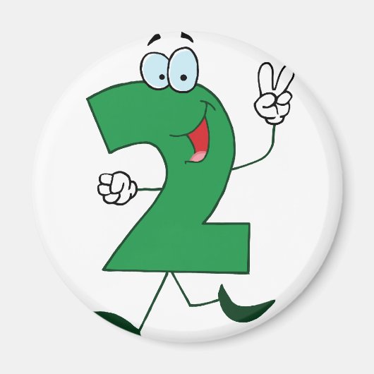ハッピーナンバー2 マグネット (正面)
