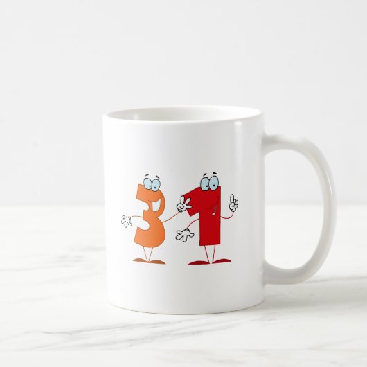 ハッピーナンバー31 コーヒーマグカップ (右)