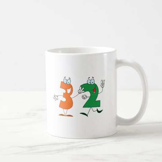 ハッピーナンバー32 コーヒーマグカップ (右)