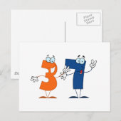 ハッピーナンバー37 ポストカード (正面/裏面)