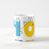 ハッピーナンバー40 コーヒーマグカップ (中央)