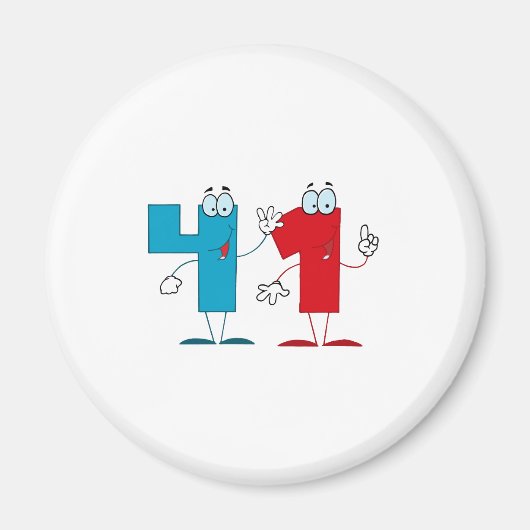 ハッピーナンバー41 マグネット (正面)