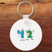 ハッピーナンバー42 キーホルダー (正面)