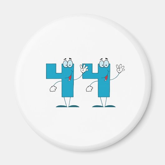 ハッピーナンバー44 マグネット (正面)