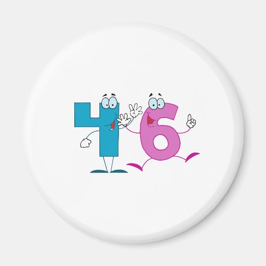 ハッピーナンバー46 マグネット (正面)