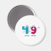 ハッピーナンバー49 マグネット (正面/裏面)