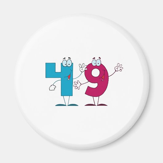 ハッピーナンバー49 マグネット (正面)