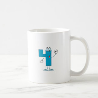ハッピーナンバー4 コーヒーマグカップ
