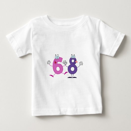 ハッピーナンバー68 ベビーTシャツ (正面)