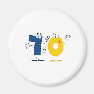 ハッピーナンバー70 マグネット