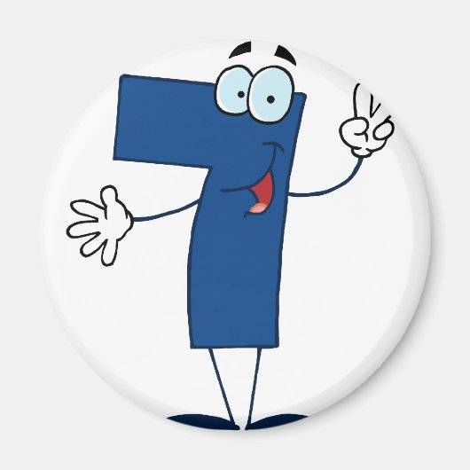 ハッピーナンバー7 マグネット (正面)