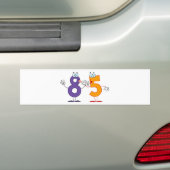 ハッピーナンバー85 バンパーステッカー (車上)