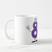 ハッピーナンバー87 コーヒーマグカップ (左)