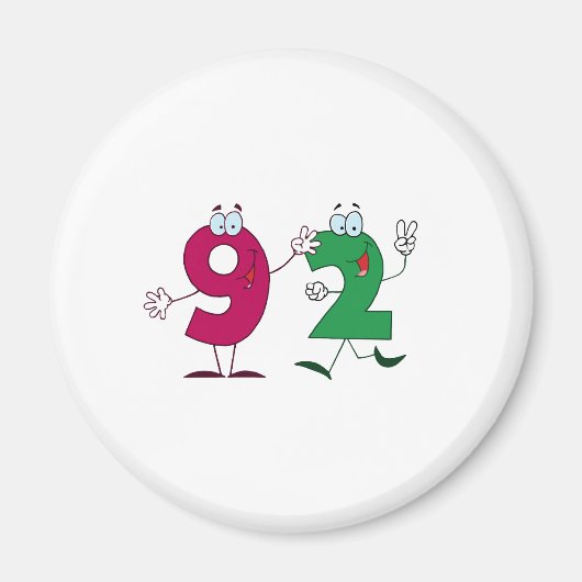 ハッピーナンバー92 マグネット (正面)