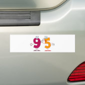ハッピーナンバー95 バンパーステッカー (車上)