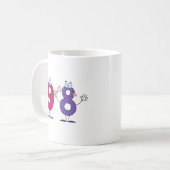 ハッピーナンバー98 コーヒーマグカップ (正面左)