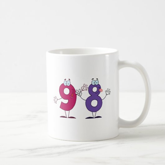 ハッピーナンバー98 コーヒーマグカップ (右)