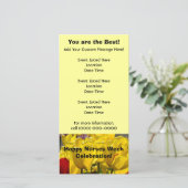 ハッピーナースウィークお祝いイベントカードカスタム (スタンド正面)