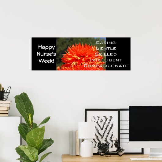 ハッピーナースウィークのポスター気にの思いやりについて ポスター (ホームオフィス)