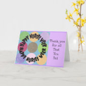 ハッピーナースウィークカード カード (黄色い花)