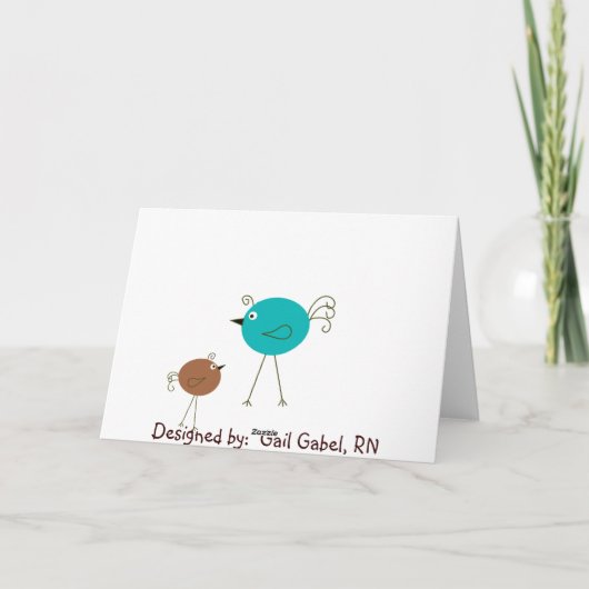 ハッピーナースウィークグリーティングカード サンキューカード (裏面)