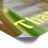 ハッピーナースウィークポスター赤チューリップありがとう ポスター (角)