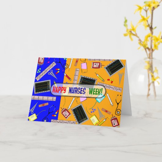 ハッピーナースズウィークカード#20 カード (黄色い花)