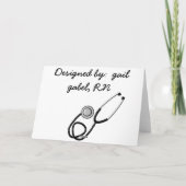 ハッピーナースズウィークグリーティングカード カード (裏面)