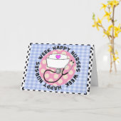 ハッピーナースズウィークグリーティングカード カード (黄色い花)