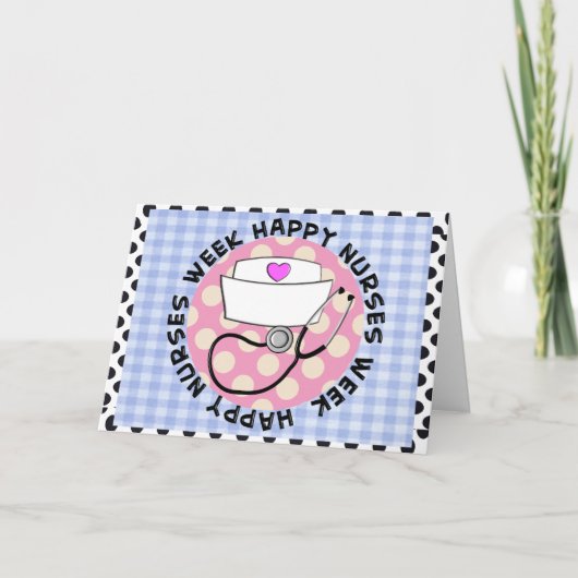 ハッピーナースズウィークグリーティングカード カード (正面)