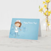 ハッピーナースズデイ折り畳みカード カード (黄色い花)