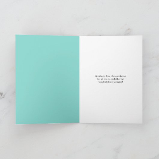 ハッピーナースズデイ注射器付き医療プロフェッショナル シーズンカード (内部)