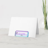 ハッピーナースデイカバリヤキングチャールズスパニエル犬 カード (裏面)