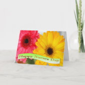ハッピーナースデイガーベラダイズ カード (正面)